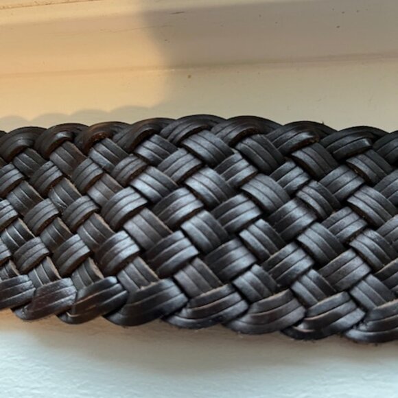 Braided leather belt. - Picture 4 of 4